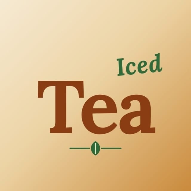Iced Tea.